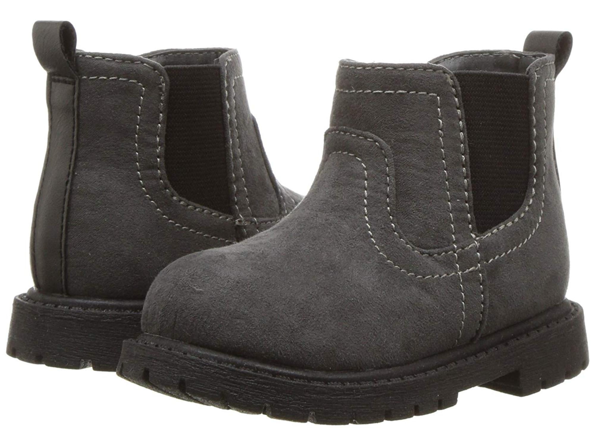 Carters Kids Boys Cooper3 Brown Chelsea Boot Fashion