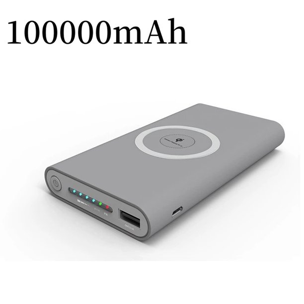 200000mAh Wireless Mobile Powerbank Two-Way Fast Charging Mobile Power Support Type-c Lighting Portable Charger Free Shipping