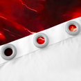 thumbnail image 3 of Erosebridal Thunder Lightning Curtains Pack of 2 (38x54), Geometry Abstract Curtains for Living Room, Neon Glowing 30%-50% Black Out Curtains, Window Drapes Bedroom Decoration, 3 of 6
