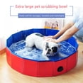 thumbnail image 2 of Dog Pool, Slip-Resistant Kiddie Pool, Foldable PVC Dog Pet Swimming Pool, Hard Plastic Pool for Kids, Portable Pools for Large Medium Small Dogs & Kids, 2 of 10