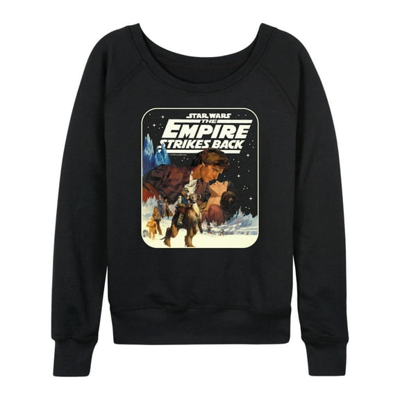 Star Wars - Han Leia Empire Strikes Back - Women's French Terry Pullover Sweatshirt