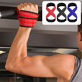 thumbnail image 6 of TNOBHG Heavy-duty Lifting Strap 1 Pair Figure 8 Lifting Strap Men Women Anti-slip Padded Weightlifting Grip Band Bodybuilding Powerlifting Strength Training, 6 of 8