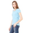 thumbnail image 2 of Women's Jersey Short-Sleeve V-Neck T-Shirt, 2 of 3