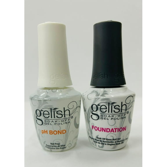 Gelish Soak Off Gel Polish - FOUNDATION & pH BOND ( Combo Pack )