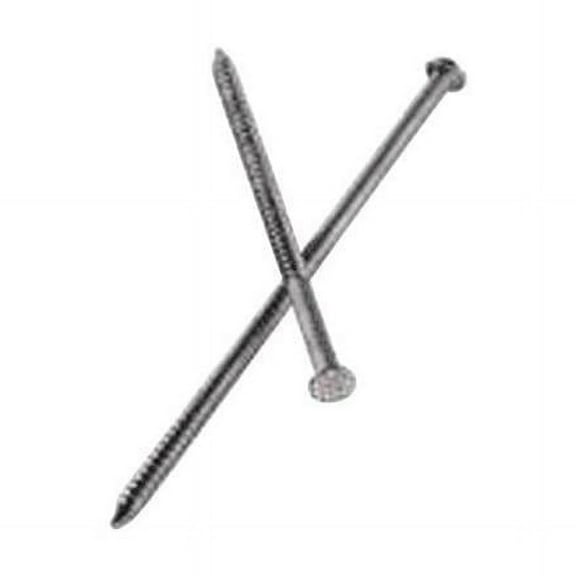 Simpson Strong-Tie  6D 2 in. Siding Stainless Steel Nail with Round Head Ring Shank - Silver - 5 lbs - Pack of 1225