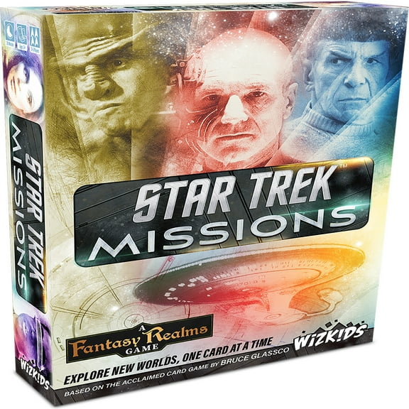 Star Trek: Missions - A Fantasy Realms Game, Ages 14 , 2-6 Players, 20 Min