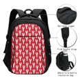 thumbnail image 3 of Fotbe Cartoon Lobster Mochila con Estampado y Puerto USB para Hombre y Mujer, Mochila Antirrobo, Mochila de Viaje, Mochila Escolar, Mochila Universitaria, 3 of 7