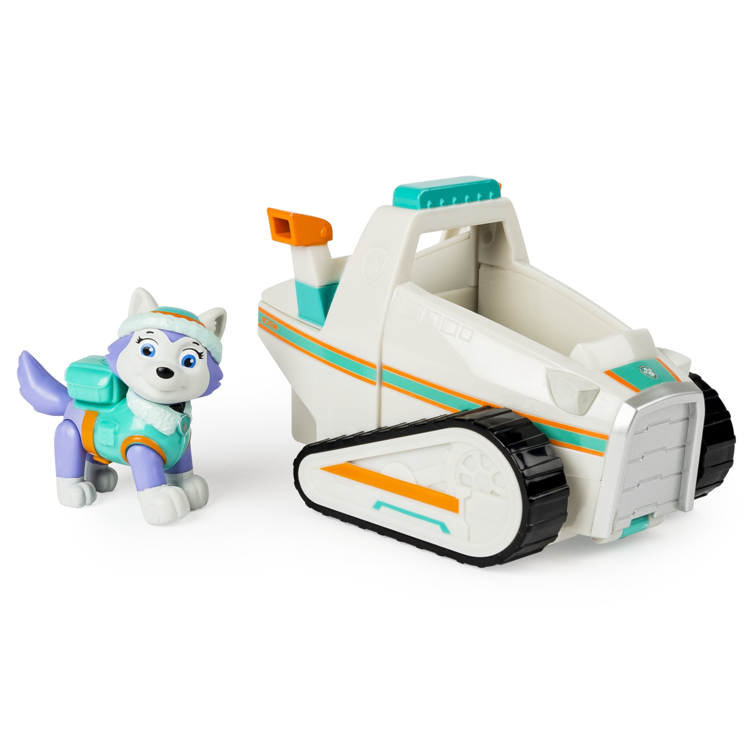 Vechicle and Figure Paw Patrol Everests Rescue Snowmobile Ryders Rescue ATV Includes Blizy Pen 