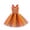 Z-Orange2, variant on JIAYUE Girls Dresses Ball Gown Square Collar Toddler Multicolor Sleeveless Babys Birthday Party Tutu Princess Rainbow Cute Teen Kids Dress