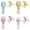 4pcs, variant on TISHITA 2/3/4x Bubble Blower for Boys Girls blue yellow