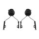 thumbnail image 1 of Adaptador de riel para casco 1 par Adaptador de riel para casco negro Adaptador de riel colgante Soporte para casco Orejeras de caza, 1 of 5