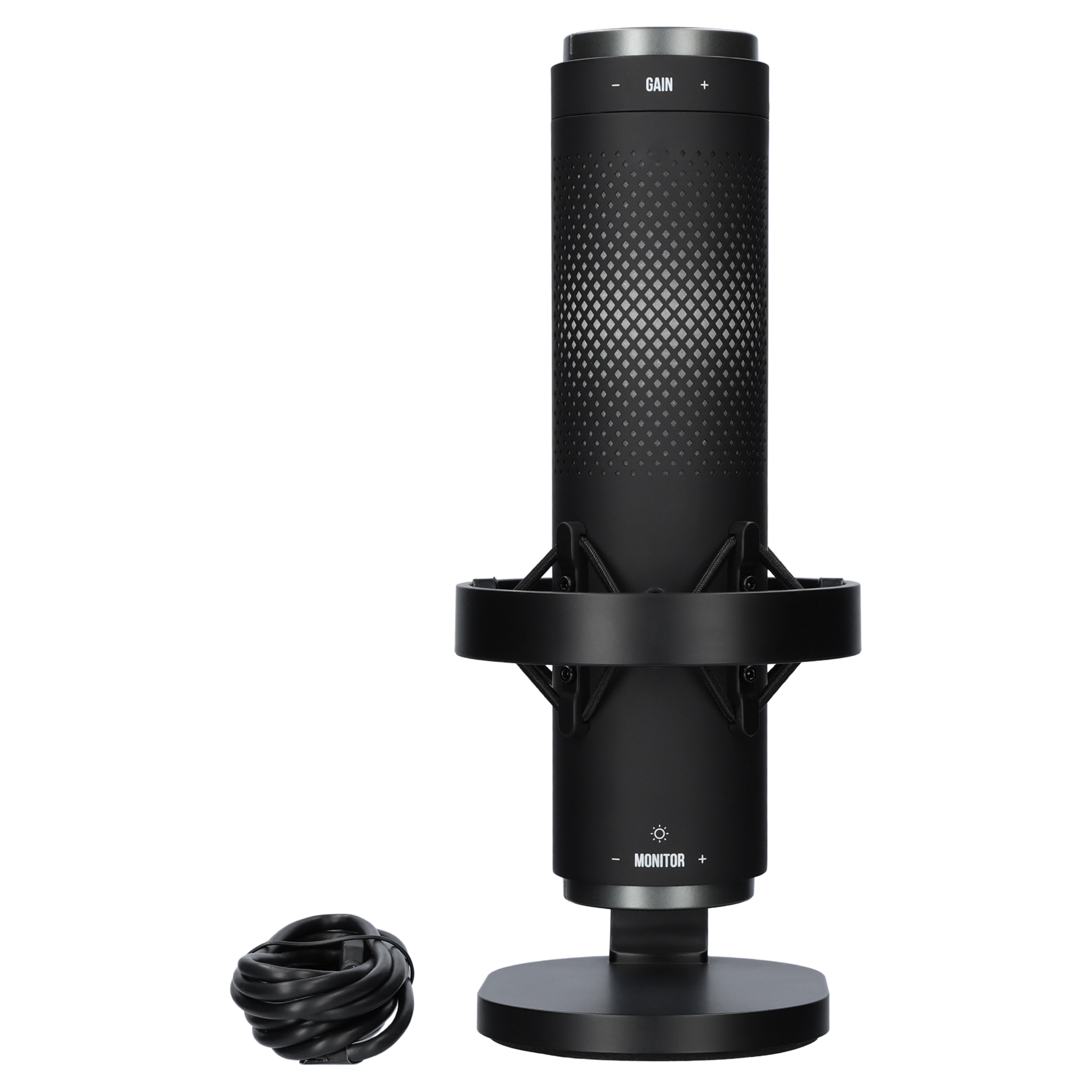 onn USB Tri-Pattern Gaming Microphone Black photo 7