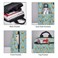 thumbnail image 4 of Naloa Lemon Ice Cream Print Lightweight DayBackpack Suitable for school, work, shopping, travel, etc., 4 of 5