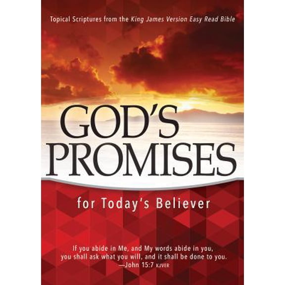 Pre-Owned God's Promises for Today's Believer: Topical Scriptures from the King James Version Easy Read Bible (Paperback) 1629118893 9781629118895