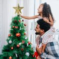 thumbnail image 3 of Fiudx Estrella Dorada y Proyección Giratoria para La Punta Del Árbol de Navidad, Estrella Decorativa de Plástico Abs, Ideal para Fiestas En Interiores, Iluminada Led Segura., 3 of 7