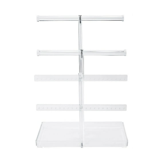 Clear Sturdy Acrylic Jewelry Display Tree for Bracelets and Accessories