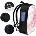 thumbnail image 5 of YFYANG 17" Laptop Backpack, Pink Watercolor Flowers Fashion Travel Work Backpack with USB and Headphone Cable Interface for Men and Women, 5 of 8