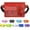 Red, variant on Waterproof Pouch with Adjustable Waist Strap, Waterproof Dry Bag, Keeps Cell Phones and Valuables Safe and Dry, Perfect for Kayaking, Beach, Camping and Swimming