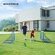 thumbnail image 2 of Goles de fútbol SONGMICS Kids de 120 x 90 cm con bolsa de transporte, color azul, 2 of 8