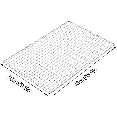 Bbq Mats Barbecue Grill Grate Stainless Steel Non Stick Bbq Grill Mesh