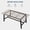 Gray walnut, variant on Modern Industrial Dining Table for 6-8 – 70.87'' Large Rectangle Table with Rustic Grey Wooden Top, Sturdy Black Metal Legs, Perfect for Kitchen, Dining Room, Home, Patio – Grey