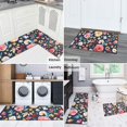 thumbnail image 5 of Pioneer Flower Floral Print Pattern Kitchen Rugs Sets Of 2,Anti Fatigue Kitchen Mat Rugs Non Slip Washable,Decorative Kitchen Floor Mats for Kitchen,Sink,Laundry,17"x30"+17"x47", 5 of 7