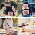 thumbnail image 2 of KUIFORTI Capybara Strawberry Print Back to School Backpack and Lunch Box Pencil Pouch Water Bottle Sleeve Kid Backpack Set of 4 Boys School Bag for Elementary Primary Middle School, 2 of 7
