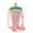 Red, variant on Binwennn Cups Tumblers Set Cute Watermelon Straw Water Bottle Ice Cup With Shoulder Strap