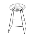 thumbnail image 2 of Butler Specialty Butler Loft 32" Ludwig Bar Stool in Black Metal, 2 of 2