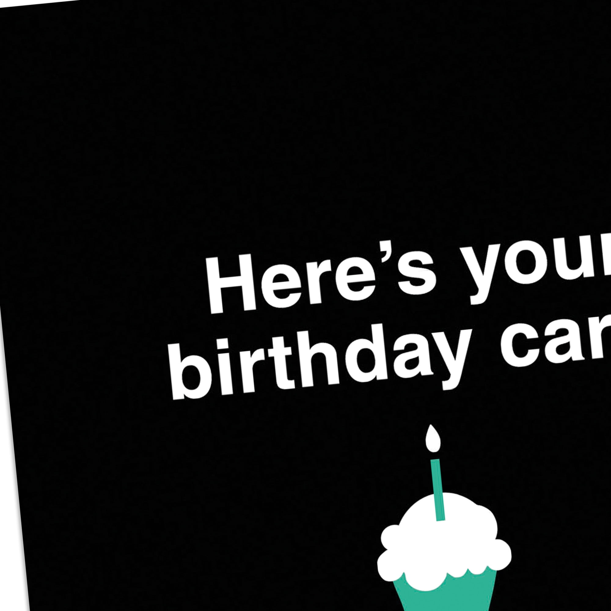 Hallmark Shoebox Funny Birthday Card (Here's Your Card)