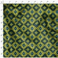 thumbnail image 4 of Soimoi Yellow Georgette Viscose Fabric Check & Geometric Printed Fabric 1 Yard 42 Inch Wide, 4 of 5