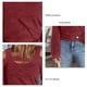thumbnail image 5 of Camisa de manga larga para mujer, blusa con hombros descubiertos para mujer, blusa con hombros descubiertos para mujer, blusa de manga larga para mujer, instalación sencilla, 5 of 6