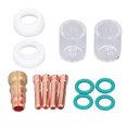 thumbnail image 3 of Welder Glass Cup, PTFE Front Cover TIG Welding Accessory Standard Design 13Pcs  For Replacement, 3 of 8