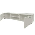 thumbnail image 6 of White TV Stand for 70 Inch TV Stands, Media Console Entertainment Center Television Table, 2 Storage Cabinet with Open Shelves for Living Room Bedroom, 6 of 7