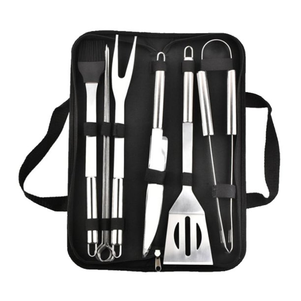 Accesorios determinados del conjunto de herramientas de la parrilla de del acero inoxidable para el artículo de la cocina Set de 9 piezas Macarena Pala de acero inoxidable para barbacoa