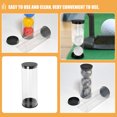 thumbnail image 3 of 3pcs Portable Golfing Ball Case Transparent Golf Ball Tube Outdoor Golf Ball Carrying Box Clear Golf Box, 3 of 7