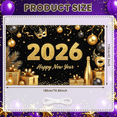 thumbnail image 3 of Decorative Design New Year Banner Festive Theme Celebration Banner for Holiday Event Indoor Decoration Party Backdrop, 3 of 5