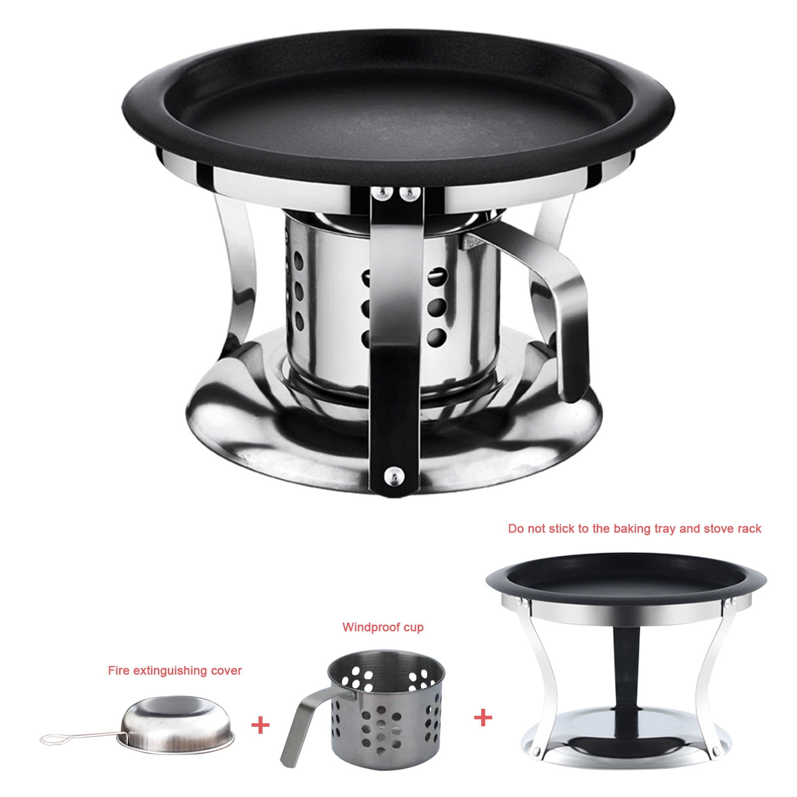 Barbecue à Viande En Acier Inoxydable Pour La Cuisson Des Aliments Pour Steaks De Poisson Pain De Viande Bonbons