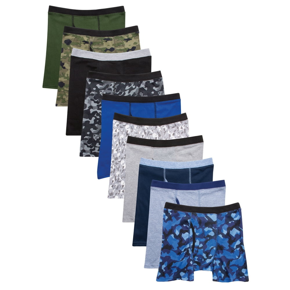 Hanes - Hanes Boys Underwear, 10 Pack Tagless ComfortFlex Waistband ...