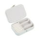 thumbnail image 1 of Joyero Portátil de Cuero - Organizador de Joyas con Cremallera - Blanco Genérica Joyero, 1 of 2