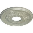 thumbnail image 3 of Ekena Millwork 12 1/8"OD x 3 1/2"ID x 1"P Palmetto Ceiling Medallion (Fits Canopies up to 4 7/8"), Hand-Painted Flash Copper, 3 of 6