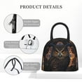 thumbnail image 4 of Disketp Classical Style Brown Owl Bolsa Térmica para Almuerzo, Lonchera con Abertura Amplia y Gran Capacidad, Organizador Reutilizable para Mujeres, Hombres y Adultos, 4 of 6