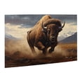 thumbnail image 2 of 500 PCS Running Bison - 500 Piece Vibrant Jigsaw Puzzle,Home Wall Decor,Family Leisure And Entertainment,Enjoy The Puzzle Solving Process,Vibrant Animals Adult Wooden Puzzle, 2 of 6