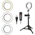 thumbnail image 1 of Mistaha 3 Gear Brightness LED Ring Light with Cell Phone Holder Stand for Live Stream, 1 of 8