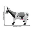 thumbnail image 2 of Inflatable Cow Blow Up Animal Inflatable Toy Cow Cow Birthday Party Decorations Giant Inflatable Cow Balloons Farm Party Decorations for Boys Girls, 2 of 7