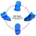 thumbnail image 4 of ACDANC 4PCS Dog Puppy Shoes PU Waterproof Pet Rain Boots Anti-Slip Skidproof Elastic Protective Pet Shoes, 4 of 4