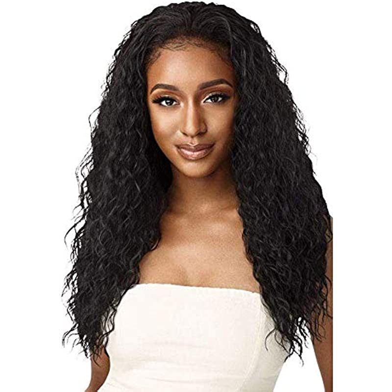 Outre Quick Weave Wet & Wavy Style Synthetic Half Wig BEACH CURL 24