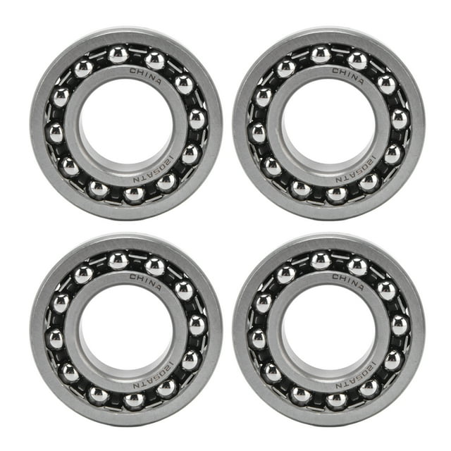 Roulement à Billes Auto-Aligner, Résistant à l'Usure Haute Vitesse Faible Friction et Bruit Roulements à Double Rangée pour Patins à Roulettes pour Moteurs pour 1204,1205,1206,1207,12008