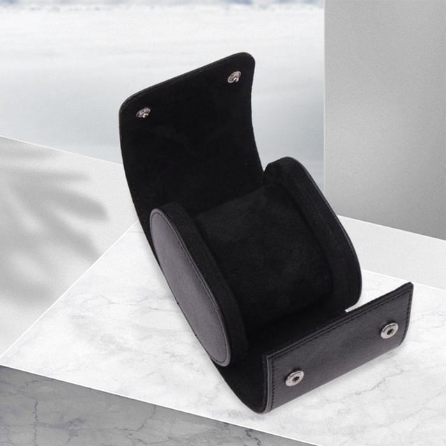 Caja de Reloj de Cuero PU Hugo Elegante Lujo Colección Embaje de Almacenamiento Suave