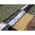thumbnail image 3 of Cozy Line Andy Patchwork 3 Piece Reversible Cotton Quilt Bedding Set - Queen, 3 of 5